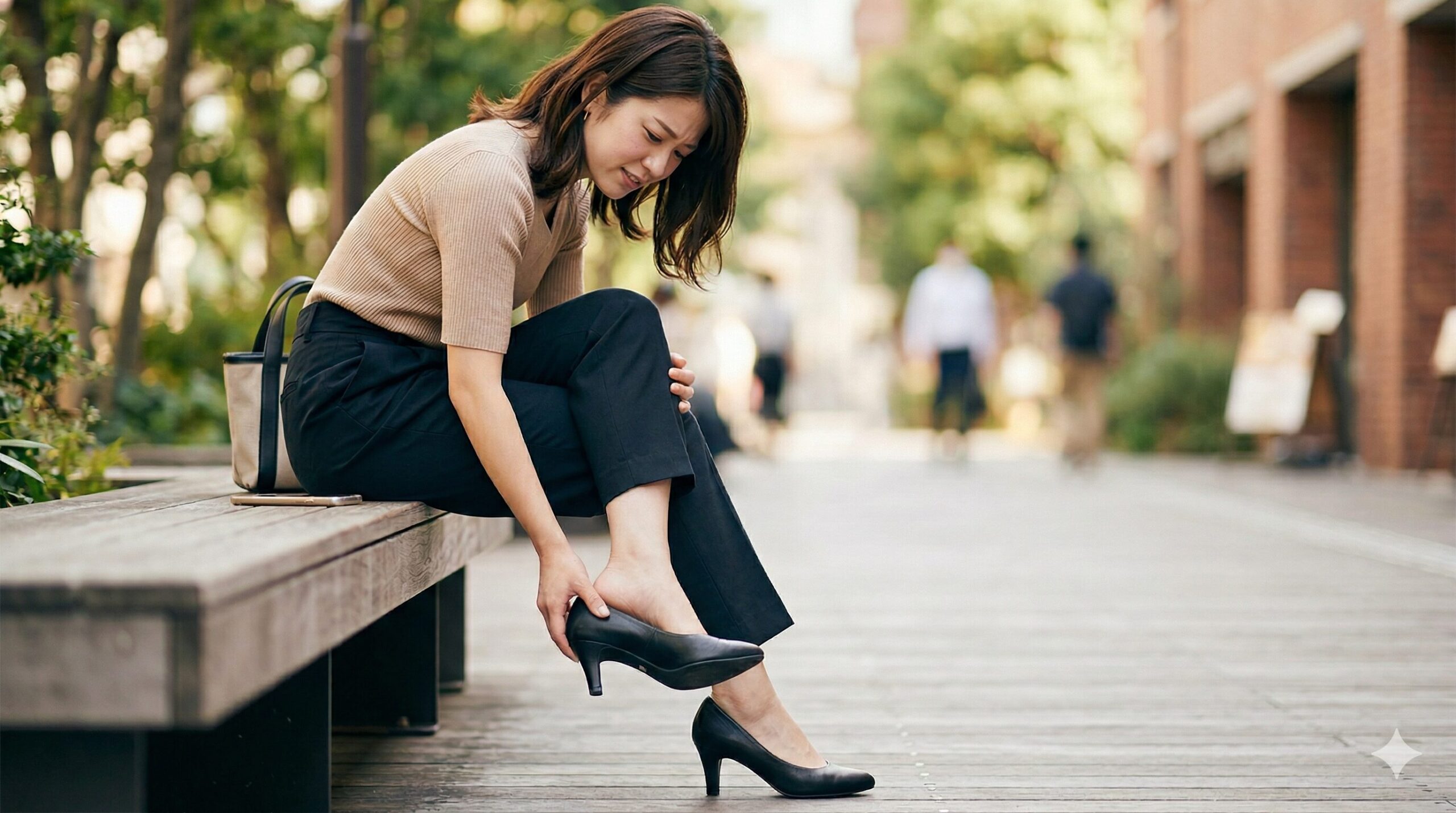 パンプスのかかとが靴擦れする原因と今すぐできる対策、選び方のコツ